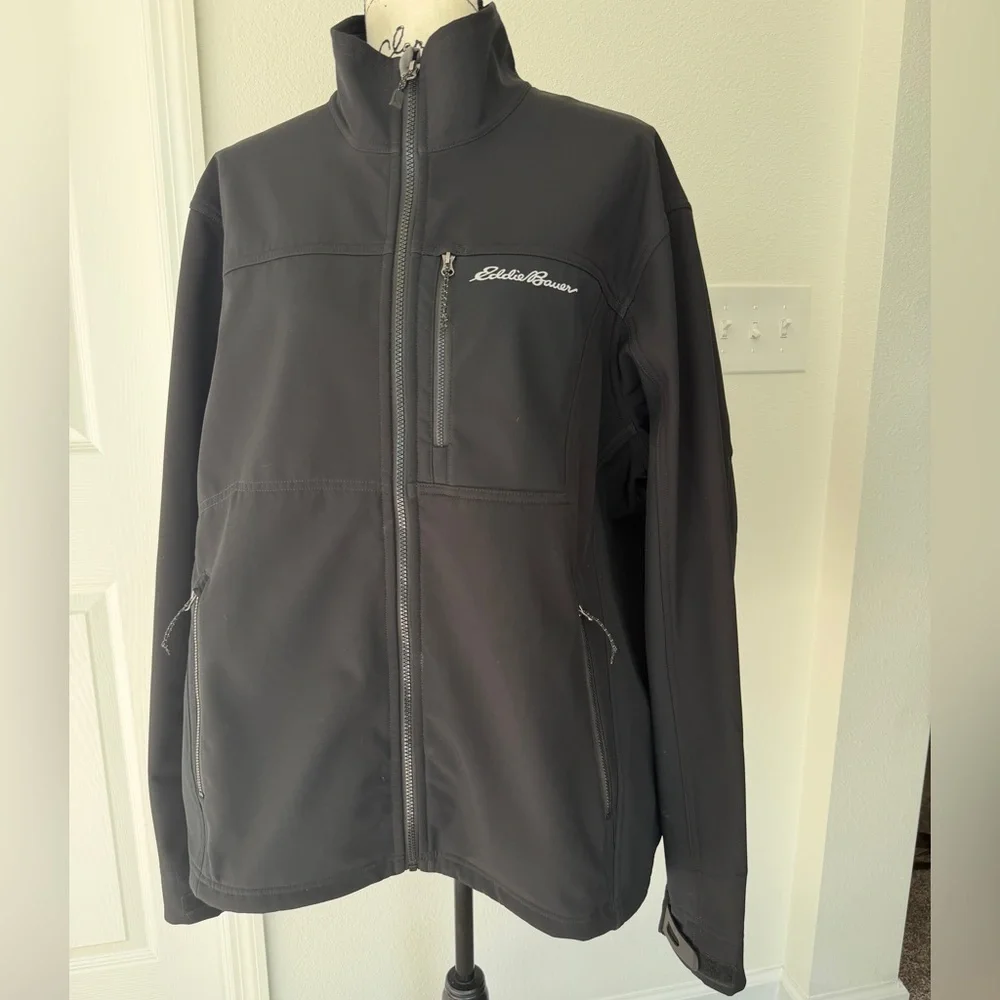 Eddie Bauer Jacket Windfoil Thermal Performance  Sz Xl Dark Academia Cabin Core - Picture 11 of 14
